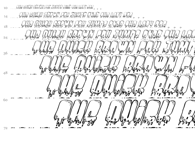 Fantom Better font waterfall